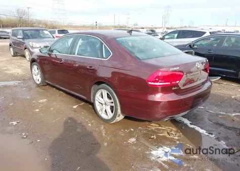 2012 Volkswagen Passat 3.6L V6 Se from USA, damaged, VIN 1VWBM7A30CC085436